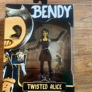 Bendy Twisted Alice Figure - Black & Yellow